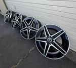 Mercedes Amg C-class 18" Staggered Oem Wheels Rims 86660 2064011700 Black 5X112. Fixed Price $1788.00.