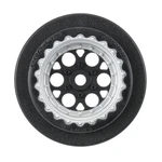 Pro-line Racing Showtime+ Black/silver Wheels 2 For Losi Mini No-prep Drag Car. Fixed Price $9.98.