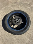 06-07 Suzuki GSXR600 750 Rear Wheel Back Rim Oem STR8. Fixed Price $150.00.