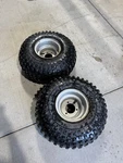 1983 Yamaha Moto 175 Oem Straight Rear Wheel Set. Fixed Price $175.00.