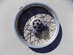 1974 Yamaha Ty 250 Trials Rear Wheel Rim Hub Spokes. Fixed Price $70.00.