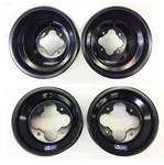 Dwt Black A5 10" Front 4+1 9" Rear Wheels Rims YFZ450 Banshee Raptor 700 660. Fixed Price $349.95.