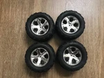 Traxxas 4171 1/10 Rc Talon Tires All-star Wheels Chrome Front Stampede New Nitro. Fixed Price $35.00.