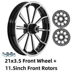 21X3.5 Front Wheel Rim Hub Rotors For Harley Touring Ultra Classic Flhtcu 84-08. Fixed Price $549.57.