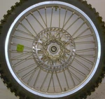 Yamaha Yz 250 125 Wr Front Wheel Rim Hub Tire 4DA-25111-00-94 1992-1993. Fixed Price $129.95.