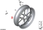 Genuine Bmw KA1 KA2 Forged Wheel Enduro Rear 4.5X17 36315B3BB52. Fixed Price $1509.41.