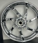 Harley 18X3.5 Cvo Front Agitator Oem 2009-19 Chrome Wheel Touring Exchange. Fixed Price $899.00.