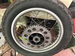 1979-82 Honda Oem Original Rear Wheel Rim, Tire And Sprocket! 500R. Fixed Price $175.00.