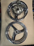 97-00 Honda CBR1100XX Blackbird Chrome Wheel Rim Set Straight #6011. Fixed Price $599.99.