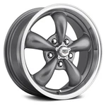Rev Wheels 100 Classic Series Anthracite Gray 15X6 Inches Rim 5X4.5 Bolt 3.5 Bs. Fixed Price $178.35.