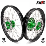 Kke 21/18'' Rims For Kawasaki KX125 KX250 2003-2005 Enduro Cnc Wheels Disc Kit. Fixed Price $649.00.