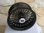 18X5.5" Black Fat Tire Rear Wheel Harley Softail Rigid Chopper 200 Customs. Fixed Price $399.00.