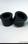 Triumph Bonneville Bobber Captive Front Wheel Spacers. Black. Fixed Price $29.79.