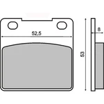 Rear Brake Pads For Suzuki Gf 250 1986 Rms 225101190. Fixed Price $10.50.