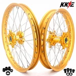 Kke 21/19 Gold Rims Wheels Set For Suzuki RM250 1996-2008 RM125 96-07 Dirt Bike. Fixed Price $549.00.