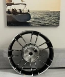 Harley Rear Wheel Cvo Knockout Chrome Black 40900518 2019 -23 Rim Outright. Fixed Price $1999.00.