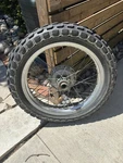 87-00 Yamaha Trailway TW200 Front Wheel Rim Tire 2JX-25111-00-00. Fixed Price $135.00.