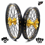 Kke 19''/21 Mx Rims Fit Suzuki 96-2007 RM125 RM250 1996-2008 Gold Nipple Wheels. Fixed Price $629.00.