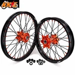 Kke 21/18 Cnc Wheels Rims For Ktm Exc Sx Xcw 125-530CC 2003-2026 Black Orange. Fixed Price $629.00.