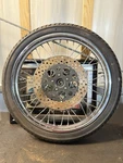 Harley Sportster Xl Fxr Fxst Chopper Nos?? 21" Front Wheel Single Disc. 48H. Fixed Price $380.00.