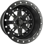 Hiper Wheel 1460-KDRBK-42-SBL-BK Desert Rat 14X6 4+2 Offset 4/137. Fixed Price $403.34.