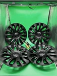 Performance Covers Tesla Model 18'' Aero Wheels 2017-2023 Matte Blac. Fixed Price $79.99.