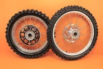 2011 02-14 Ktm Front Rear Wheel Set Hub Rim Spoke Tire Center 21/18. Fixed Price $429.99.