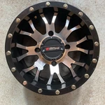 System ST3 Wheel 14X7 5+2 (+30MM) 4/137 Matte Machined/black 14S3-1037. Fixed Price $105.00.