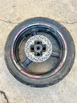 03-04 Kawasaki Ninja ZX6R Rear Wheel Back Rim Straight V04. Fixed Price $100.00.