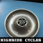 1167 04 Harley-davidson Softail Rear Wheel Back Rim 17X5.00 Deuce Silver. Fixed Price $400.00.