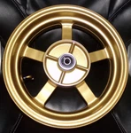 Honda 125 Grom Gold Rear Wheel With Bearings 2024, 42650-K26-G00ZA. Fixed Price $235.95.