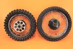 1980 79-83 Oem Front Rear Wheel Set Hub Rim Spokes Tire Center 12/14. Fixed Price $229.99.