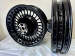 2009-20 Harley Touring Powdered Black Knuckle Wheels 17X3" Front 16X5 Rear Sale. Fixed Price $790.00.