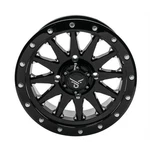 Quadboss Wagon Wheel 15X7, 4/156, 4+3, Black/milled RT-GW106157156BMIA. Fixed Price $192.85.