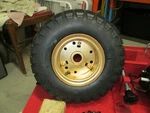 85-86 Honda Gyro Rear Tire, New Aftermarket 530-450X6 Fits TG50 Sold Each. Fixed Price $39.00.