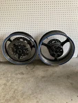 07-08 Suzuki GSXR1000 Front Rear Wheel Rim Set Pair Straight Oem 2007-2008. Fixed Price $300.00.