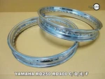 Fit Yamaha RD250 RD400 C/d/e/f Front & Rear Steel Wheel Rim Set SA2045. Fixed Price $97.44.