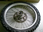 1990 Kawasaki Excel Front Wheel. Fixed Price $149.99.