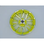 Honda Grom MSX125 Sf 12" Yellowlemon & Silver Front Rear Wheels Rims 2013-2019. Fixed Price $319.00.