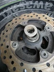 2008 2009 2010 Kawasaki Ninja ZX10R ZX-10R Straight Rear Wheel Rim Rotor Oe. Fixed Price $360.00.