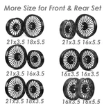 Spoke Wheels Rims For Harley Softail Heritage Flstc Fatboy Flstf Deluxe Fxst. Fixed Price $589.99.