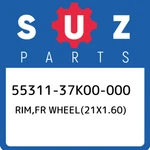 55311-37K00-000 Suzuki Rim,fr WHEEL(21X1.60) 5531137K00000, New Genuine Oem Part. Fixed Price $354.32.
