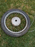 1971 RT1 360 Yamaha Front Wheel. Fixed Price $39.99.