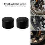 Black Front Axle Cap Nut Cover Fit For Harley Touring Road Glide Softail Dyna. Fixed Price $12.59.
