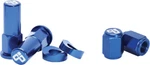 Dubya Rim Lock Nut & Valve Cap Kit Blue Motorcycle Dirtbike Wheel 68051D. Fixed Price $23.70.