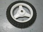 Yamaha PW50 Y-yinger Rear Wheel 5M0-25390-00-UJ , With Worn Tire. Fixed Price $69.25.