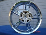 Harley Chrome Street Glide Enforcer Rear Wheel 14-19 Touring Rim Exchange Progra. Fixed Price $595.95.