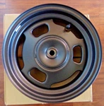 Honda Ruckus 50, NPS50 Black Rear Wheel, Rim & Brake Drum 42650-GGA-305ZA. Fixed Price $164.95.