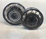 1999-2009 Yamaha V Star 1100 Spoke Front & Rear Rim Wheel Set W/ Brake Rotors. Fixed Price $349.95.
