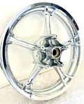 Harley Cvo Limited Flhtkse Chrome Wheel 2020-25 Front Tri Tomahawk Oem Sale. Fixed Price $859.00.